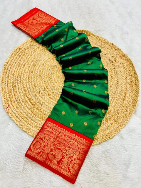 Peacock kanjivaram Paithani